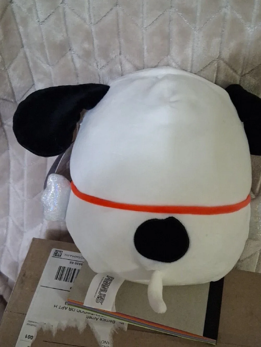 Squishmallows Peanuts Cupid Snoopy.